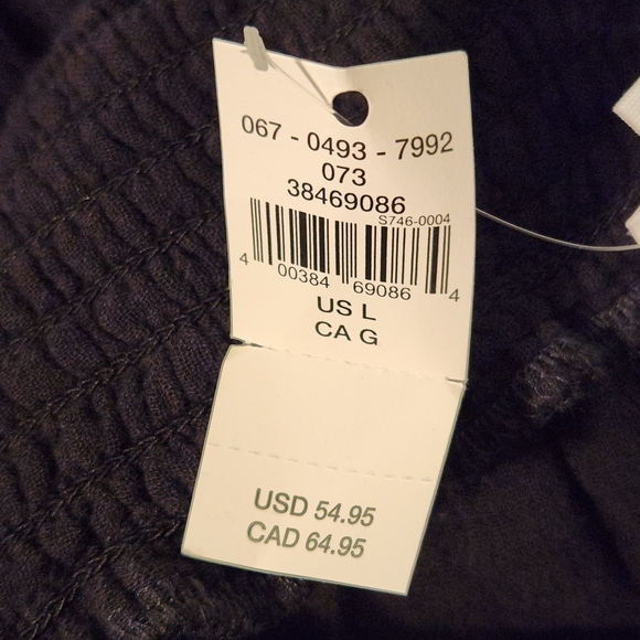 Aerie Black Wide Leg Pants Size Large NWT - Picture 7 of 12